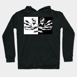 Solarized duckling in palm of hand Hoodie